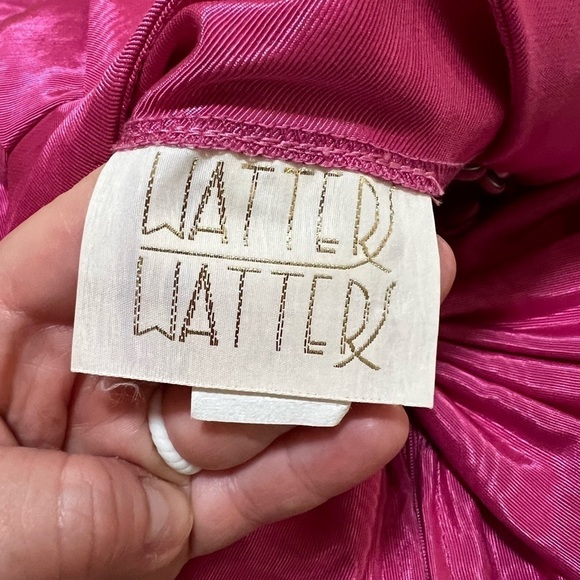 Vintage Watters and Watters two piece women's set hot pink size 6 - Picture 9 of 10